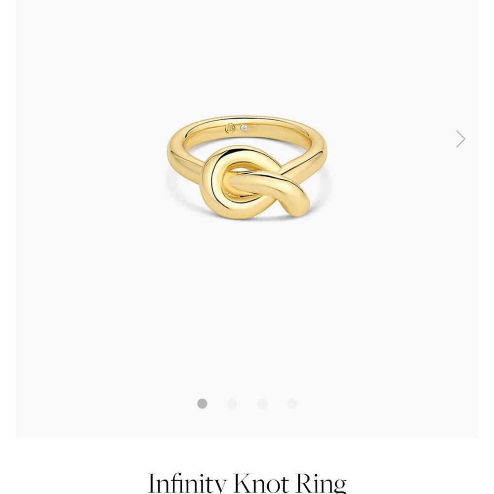 Gorjana  18k Gold Infinity Knot Ring